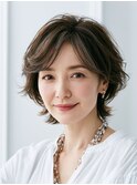 トップふんわり大人ショートボブ