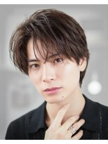 オーシャントーキョー 原宿(OCEAN TOKYO)&nbsp;メンズセンターパートアッシュブラウンニュアンスパーマ