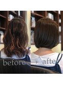 【ohana/表参道】大人かわいい小顔になれるショートボブ。
