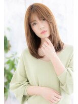 ミック 日暮里店(miq)&nbsp;シースルーバングでアンニュイ顔★抜け感センターパート