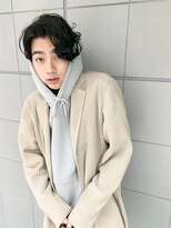 ノラ シブヤ(NORA)&nbsp;【嶋津】無造作パーマ×センターパート