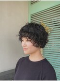 《OLTI》黒髪リッジパーマ