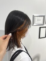 ベール(BALE)&nbsp;【あらい】インナーカラー×オレンジベージュ