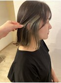 緑のインナーカラー
