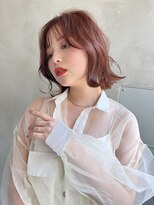 ケイト(kate)&nbsp;【kate 大宮】ピンクベージュ×ウェーブ巻き