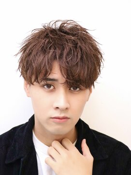 オーシャントーキョー 大阪(OCEAN TOKYO) アップバング マッシュ メンズヘア メンズ 眉毛 カラー パーマ