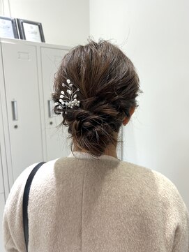 ジーナ 福岡天神(Zina) 《福岡天神》お呼ばれ　シニヨンヘアセット