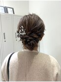 《福岡天神》お呼ばれ シニヨンヘアセット