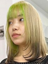 ウィコ 新宿(WICO)&nbsp;ライトグリーン [新宿駅/デザインカラー/レイヤーカット]