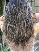 ハーツ(Heart's)&nbsp;白髪ぼかし脱白髪染め似合わせロングレイヤー40代50代60代♪