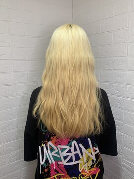 ヘアースペースブルーム プリュス 石橋店(HAIR SPACE BLOOM plus) 抜きっぱなし/ブロンドヘア/ハイトーンカラー