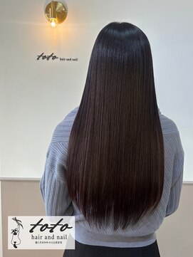 トトヘアーアンドネイル(toto hair and nail) 人気NO.1【髪質改善カラーコース】カット・メテオカラー・TR