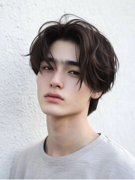 ユーフォリア 銀座(Euphoria) 20代30代メンズセンターパート清潔感ビジネス好感度モテ髪