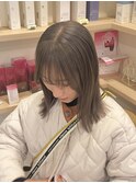 ヘーゼルベージュケアブリーチ佐賀カラーハイトーンミルクティー