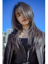 ロンプ(romp)&nbsp;内巻きカールが綺麗なハッシュカット/レイヤー/恵比寿romp藤巻ii