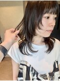 【mimura】顔まわりレイヤー　レイヤーカット　草加　谷塚