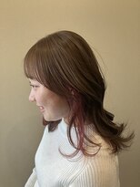 ウル(uru) ピンクベージュ