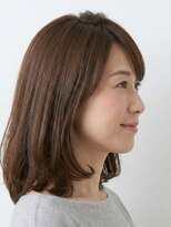 と和×美髪クリニック 巣鴨店&nbsp;大人の艶ベージュ×ふんわりロブ【白髪・細毛悩みにも対応】