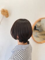 モク(mok)&nbsp;オリーブアッシュのショートボブ
