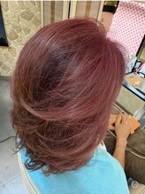 ヘアーリゾートフェニックス&nbsp;艶髪レッドカラー