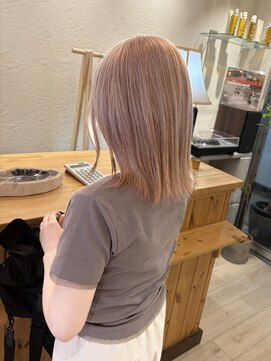 ニコヘアデザイン(NICO hair design) ほんのりピンクベージュ