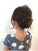 子供のアップスタイル