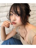 [The C岩崎]おくれ毛バランス◎小顔アレンジ^_^