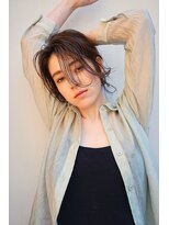 ナンバー エアロ 横浜(N° +aero) マッシュウルフベージュくすみカラーラベージュラベンダーピンク