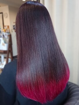ヘアーサロン ノルテ(Hair Salon NORTE) インナー×グラデーションカラー