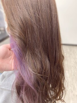 フレンズ 平岡店(friend's) 【札幌平岡　デザインカラー(インナーカラー)】　木村美菜子