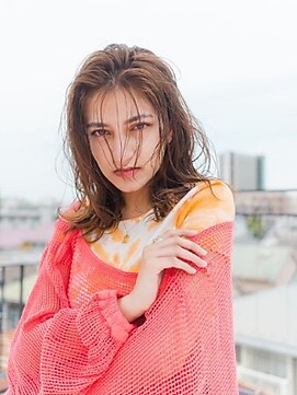 レミ(lemi est) グレイアッシュ_ シルキーベージュシースルーバンク