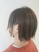 アローズ ステラプレイス店(HELLO'S) バレイヤージュ×ぱつっとボブ