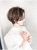 美シルエット×丸みショート