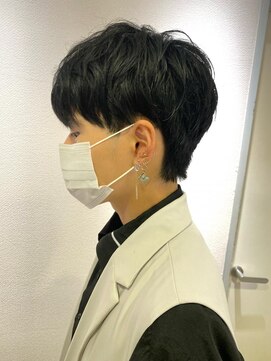 トップヘアー ネオ(TOP HAIR Neo) パーマかけて2ヶ月後カットのみでニュアンスパーマに