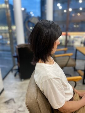 ソイクフ 高田馬場店(SOY-KUFU) 大人可愛い◎イメチェン似合わせカットフルバング