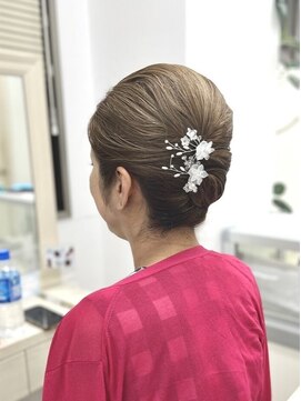 リサ 恵比寿(risa.) スッキリ夜会巻