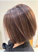 大人ハイライトグレージュ40代50代