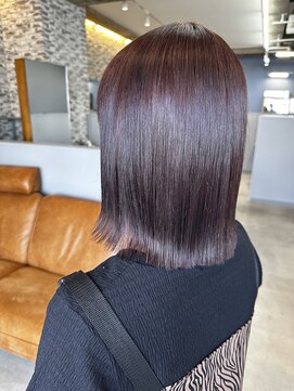 イスコ(ISCO) ボルドー系カラー/切りっぱなし