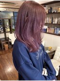ブリーチなしダブルカラーバイオレットピンク