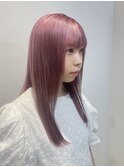 【小野】柔らかいピンクハイトーンブリーチカラー吉祥寺