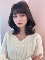 モアナ バイ ラナ 甚目寺店(MoanA BY LANA)&nbsp;大人かわいい/ヨシンモリ/美髪/シルキーベージュ/前髪カット