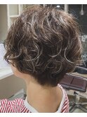 ショートボブ＆パーマ