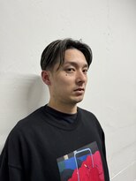 メリケンバーバーショップ フクオカ(MERICAN BARBERSHOP FUK)&nbsp;かきあげナチュラルフェード