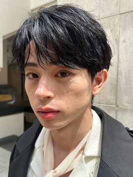 オーシャントーキョー サニー 原宿(OCEAN TOKYO Sunny) シースルーマッシュ韓国ヘアフェザーパーマセンターパート