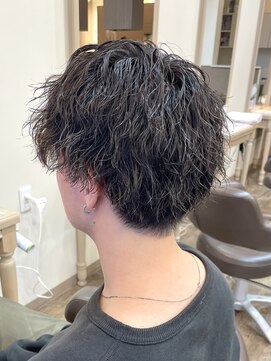 アルターリール(aL ter Rire) 韓国マッシュ/スパイキーショート/ブルーブラック[鎌取］中村