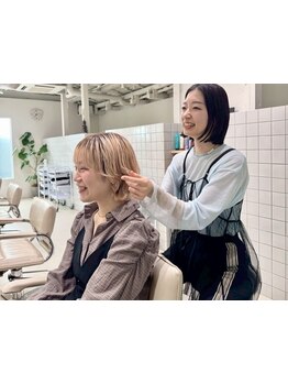 【梅田/中崎町】一人一人の髪の状態に合わせてご提案！サロン帰りの仕上がりが続くアドバイスをします◎