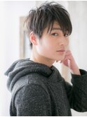 カジュアルダークアッシュメンズショートZ北浦和