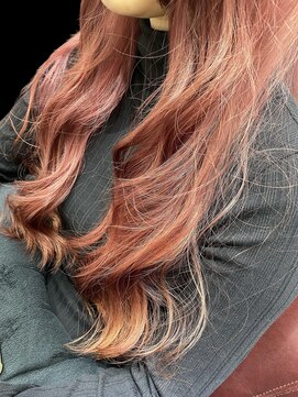 あお へあさろん ダブルカラー