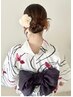 【夏の風物詩】浴衣着付け＋ヘアセット￥6,000