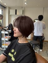 コバルト(Cobalt)&nbsp;ショート/小顔/透明感カラー/ハンサムショート